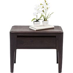 Černá komoda z exotických dřevin Kare Design Brooklyn Nature