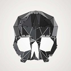 Černá kovová závěsná dekorace vhodná i do exteriéru Geo Kallo