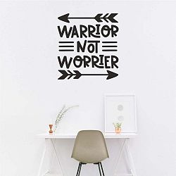 Černá nástěnná samolepka North Carolina Scandinavian Home Decors Motto V49