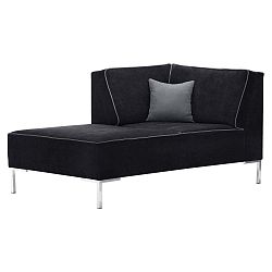 Černá rohová lenoška Corinne Cobson Home Blackbird, levý roh