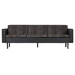 Černá trojmístná pohovka vhodná i do exteriéru BePureHome Rodeo