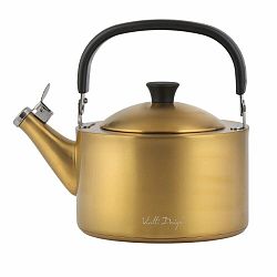 Černá varná konvice s pístem Vialli Design Diamante, 1,5 l