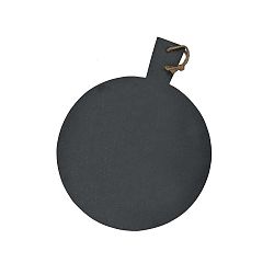 Černé břidlicové prkénko na pizzu Garden Trading Pizza Board, ø 35 cm