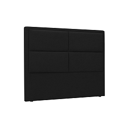 Černé čelo postele HARPER MAISON Gala, 180 x 120 cm