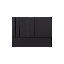 Černé čelo postele Mazzini Sofas Dahlia, 120 x 140 cm