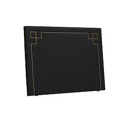 Černé čelo postele THE CLASSIC LIVING Nicolas, 120 x 180 cm