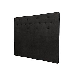 Černé čelo postele Windsor & Co Sofas Phobos, 160 x 120 cm