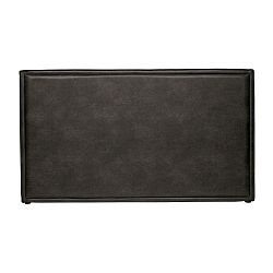 Černé čelo postele z recyklované kůže BePureHome Snooze