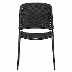 Černé kovové zahradní židle v sadě 2 ks Taku – Exotan