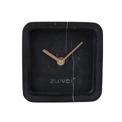 Černé nástěnné mramorové hodiny Zuiver Luxury Time