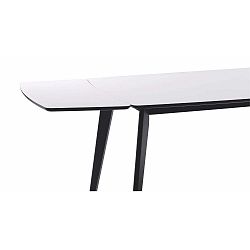 Černo-bílá přídavná deska k jídelnímu stolu Rowico Griffin, 90 x 45 cm