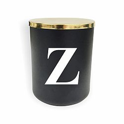 Černo-bílá svíčka North Carolina Scandinavian Home Decors Monogram Glass Candle Z