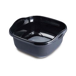 Černo-šedá mísa do dřezu s protiskluzovým dnem Addis Soft Touch