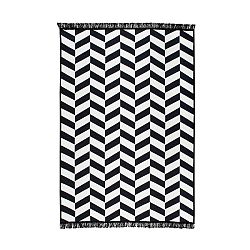 Černobílý oboustranný koberec Homedebleu Morpheus, 120 x 180 cm