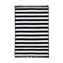 Černobílý oboustranný koberec Homedebleu Sentinus, 80 x 150 cm