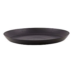 Černý dekorativní podnos BePureHome Waitress, ø  55 cm