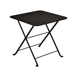 Černý dětský skládací kovový stůl Fermob Tom Pouce