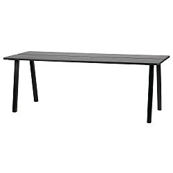 Černý jídelní stůl De Eekhoorn Trionf, délka 210 cm