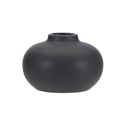 Černý kameninový svícen A Simple Mess Telma, ⌀ 8,5 cm