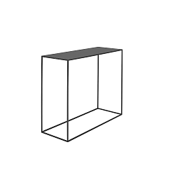 Černý konzolový kovový stůl Custom Form Tensio, 100 x 35 cm