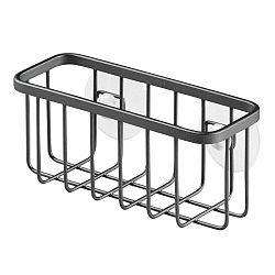 Černý koupelnový držák bez nutnosti vrtání iDesign Austin