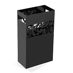 Černý kovový stojan na deštníky Versa Acuario, výška 49 cm