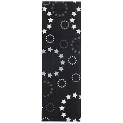 Černý kuchyňský běhoun Zala Living  Stars, 50 x 150 cm