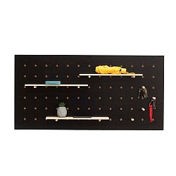 Černý nástěnný organizér Ragaba TRIVENTI, 120 x 60 cm