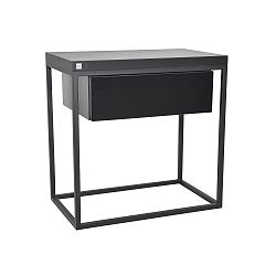 Černý noční stolek Take Me HOME Moonlight, 50 x 30 cm