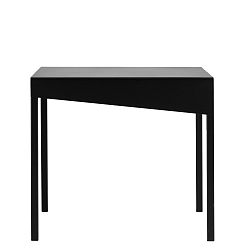 Černý odkládací stolek Custom Form Obroos, 50 x 50 cm