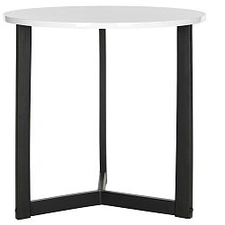 Černý odkládací stolek s bílou deskou Safavieh Alyssa