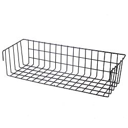 Černý přídavný košík k nástěnce Reminder, délka 38 cm