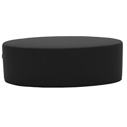 Černý puf Softline Bon-Bon Vision Black Grey, délka 60 cm