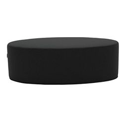 Černý puf Softline Bon-Bon Vision Black Khaki, délka 60 cm