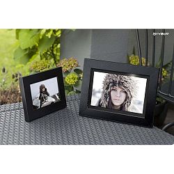Černý rámeček na fotografii Styler Narvik, 40 x 50 cm
