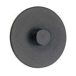 Černý samodržicí nástěnný háček Wenko Turbo-Loc Classic Plus