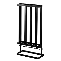 Černý stojan na kávové kapsle YAMAZAKI Tower, šířka 24,5 cm