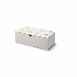 Černý stolní box se zásuvkou LEGO® Brick, 31,6 x 11,3 cm