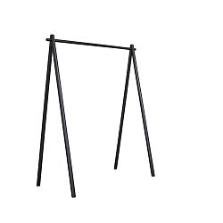 Černý věšák z borovicového dřeva Karup Design Hongi Black