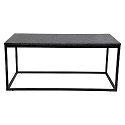 Černý žulový konferenční stolek s černým podnožím RGE Accent, šířka 110 cm