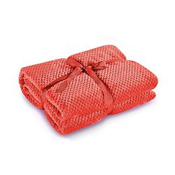 Červená deka z mikrovlákna DecoKing Henry, 150 x 200 cm