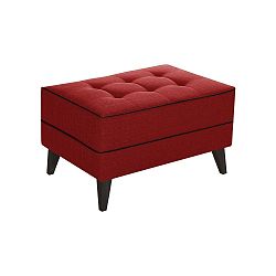 Červená podnožka s černým lemováním Stella Cadente Maison Atalaia