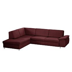 Červená pohovka Florenzzi Savasta s lenoškou na levé straně