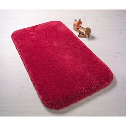 Červená předložka do koupelny Confetti Bathmats Miami, 80 x 140 cm