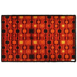 Červená rohožka Zala Living Design Funky Red Terra, 50 x 70 cm