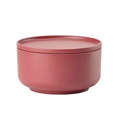Červená servírovací miska s víkem Zone Peili, ⌀ 16 cm