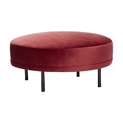 Červená stolička z konstrukcí z borovicového dřeva Hübsch Rurro