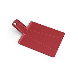 Červené skládací krájecí prkénko Joseph Joseph Chop2Pot Plus, délka 38 cm