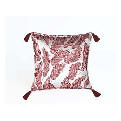 Červený dekorativní povlak na polštář Velvet Atelier, 45 x 45 cm