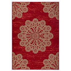 Červený koberec Hanse Home Gloria Lace, 120 x 170 cm